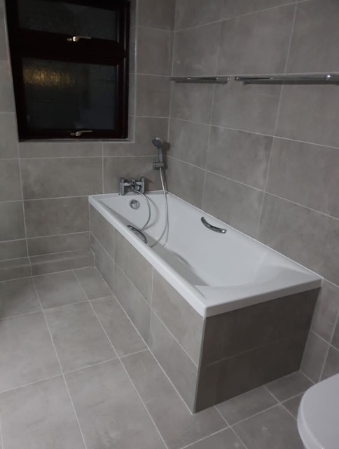 New bathroom suite fitted in Edinburgh property
