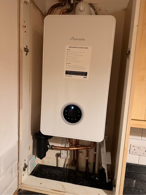 Ideal Logic combi boiler installation in Penicuik